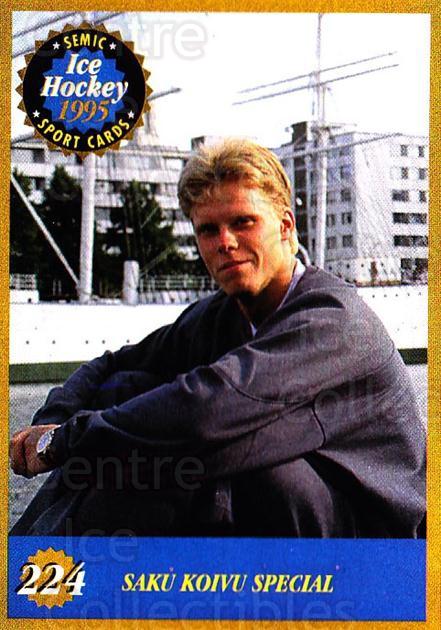 1995 Finnish Semic World Championships #224 Saku Koivu Special