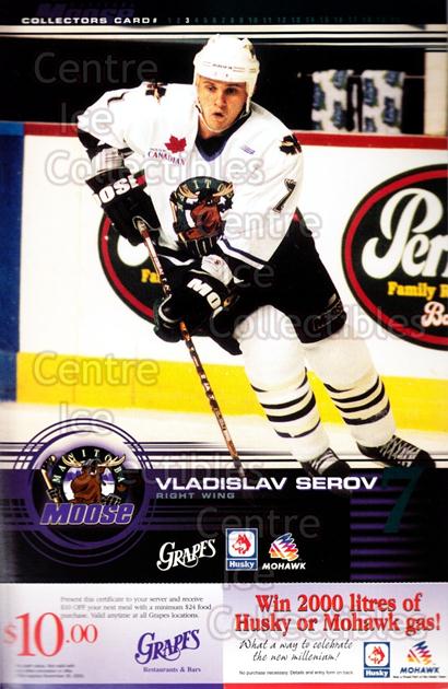 1999-00 Manitoba Moose Collector Cards #3 Vladislav Serov