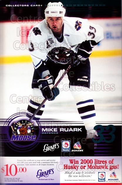1999-00 Manitoba Moose Collector Cards #8 Mike Ruark