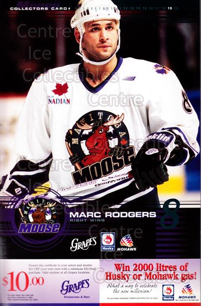 1999-00 Manitoba Moose Collector Cards #19 Marc Rodgers