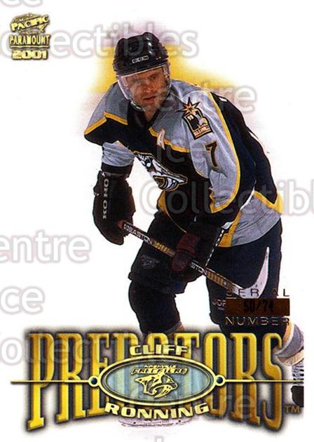 2000-01 Paramount HoloGold #137 Cliff Ronning