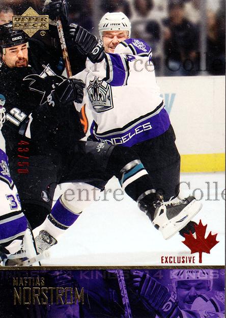 2003-04 Upper Deck Canadian Exclusives #335 Mattias Norstrom