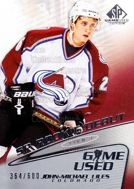 2003-04 SP Game Used #58 John-Michael Liles RC
