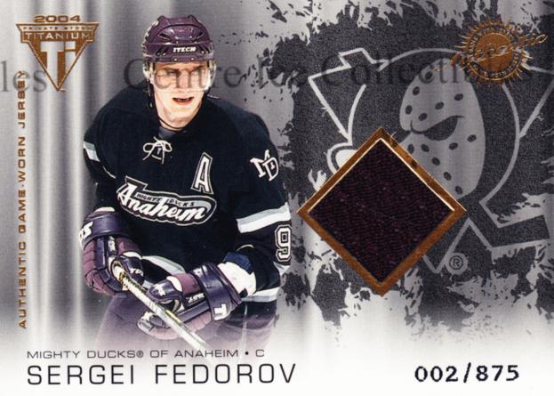 2003-04 Titanium #142 Sergei Fedorov JSY