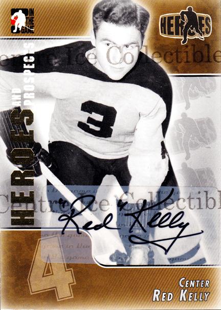 2004-05 ITG Heroes and Prospects Autographs #RKE Red Kelly
