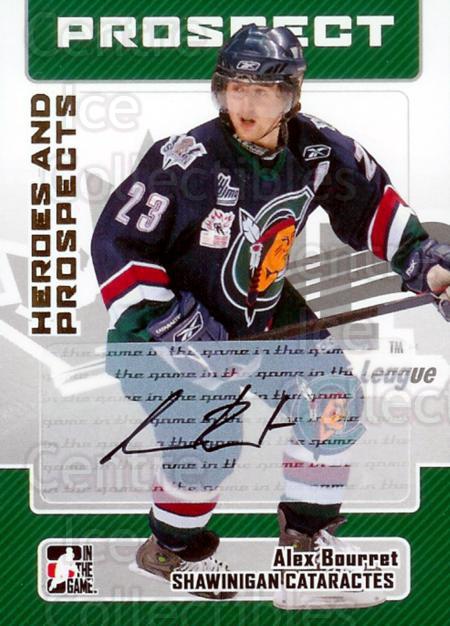 2006-07 ITG Heroes and Prospects Autographs #AAB Alex Bourret