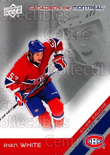 2011-12 McDonald's Upper Deck Canadiens #19 Ryan White