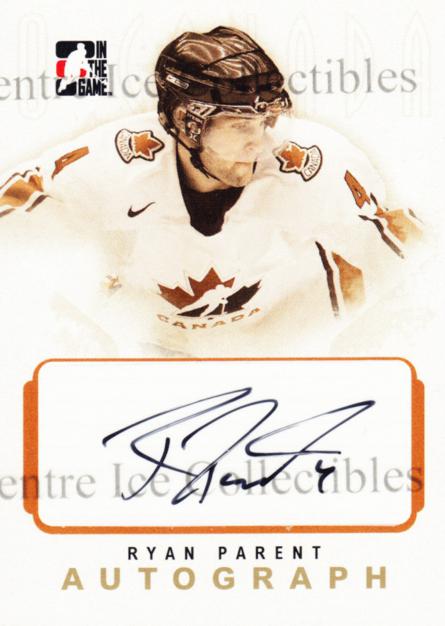 2007-08 ITG O Canada Autographs #ARP Ryan Parent