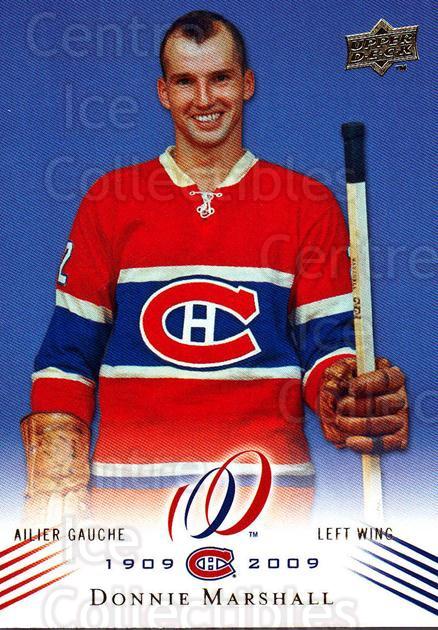 2008-09 Upper Deck Montreal Canadiens Centennial #3 Donnie Marshall