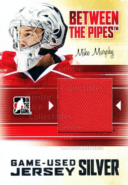 2010-11 Between The Pipes Jersey Silver #43 Mike Murphy