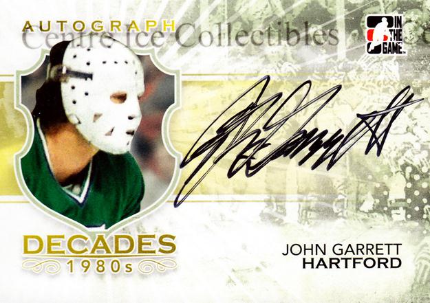 2010-11 ITG Decades 1980s Autographs #AJG John Garrett