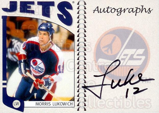 2004-05 ITG Franchises Canadian Autographs #MLU Morris Lukowich
