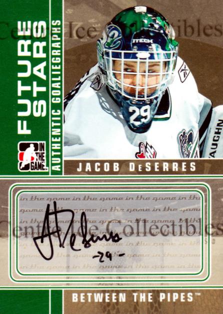 2008-09 Between The Pipes Autographs #AJD Jacob DeSerres