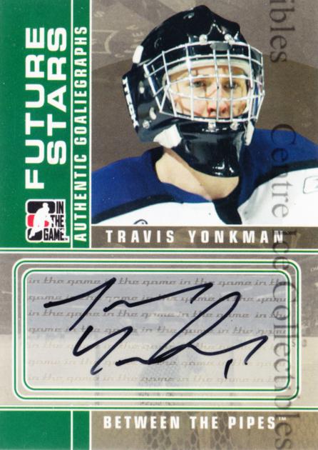 2008-09 Between The Pipes Autographs #ATY Travis Yonkman
