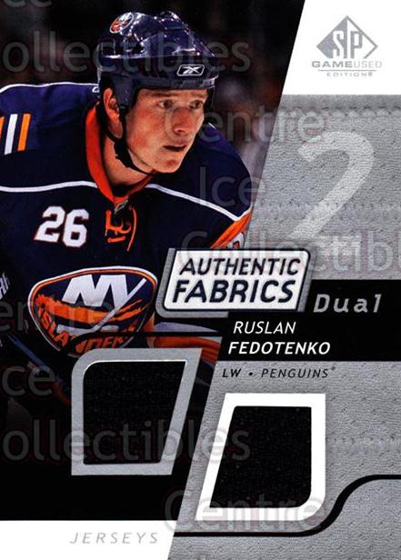 2008-09 SP Game Used Dual Authentic Fabrics #AFRF Ruslan Fedotenko