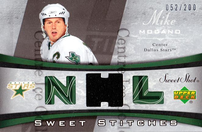 2006-07 Sweet Shot Sweet Stitches #SSMM Mike Modano
