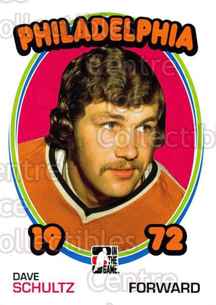 2009-10 ITG 1972 The Year In Hockey Blank Backs #77 Dave Schultz