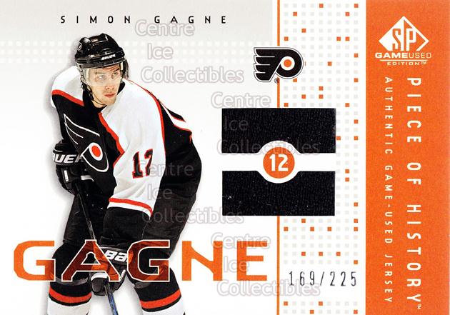 2002-03 SP Game Used Piece of History #PHSG Simon Gagne