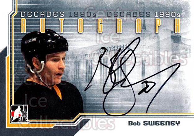 2013-14 ITG Decades 1990s Autographs #ABS Bob Sweeney