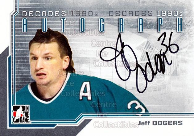 2013-14 ITG Decades 1990s Autographs #AJO Jeff Odgers