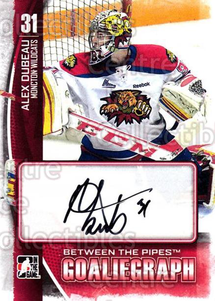 2013-14 Between the Pipes Autographs #AAD Alex Dubeau