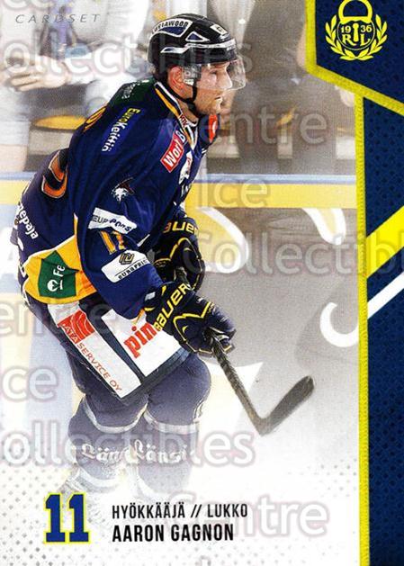 2014-15 Finnish Cardset #258 Aaron Gagnon