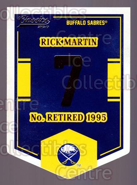 2012-13 Classics Signatures Banner Numbers #18 Rick Martin