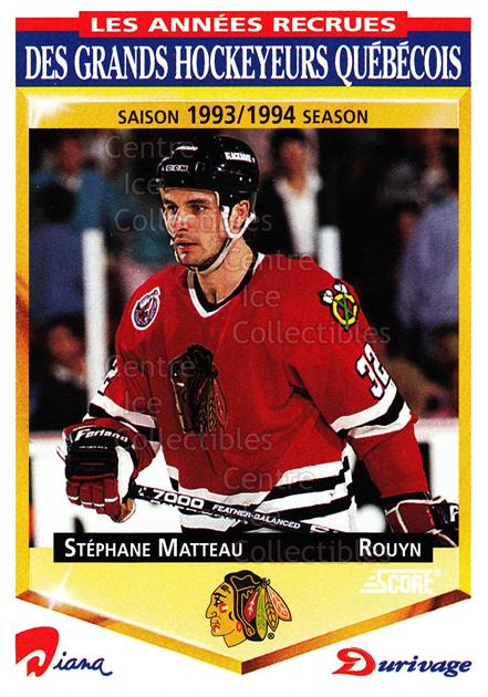 1993-94 Durivage Score #44 Stephane Matteau