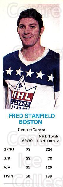 1970-71 Dads Cookies #124 Fred Stanfield