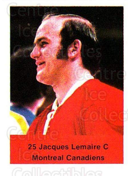 1974-75 NHL Action Stamps #145 Jacques Lemaire