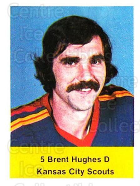 1974-75 NHL Action Stamps #301 Brent Hughes