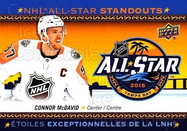 2018-19 Tim Hortons NHL AS Standouts #1 Connor McDavid