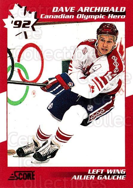 1992-93 Score Canadian Olympians #3 Dave Archibald