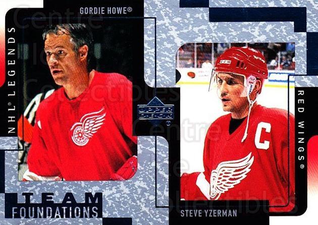 2000-01 Upper Deck Legends #47 Gordie Howe/Steve Yzerman