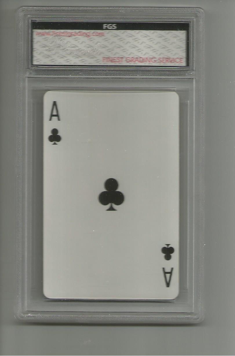 1973 U.S. Playing Cards Lou Gehrig  Ace of Clubs back image