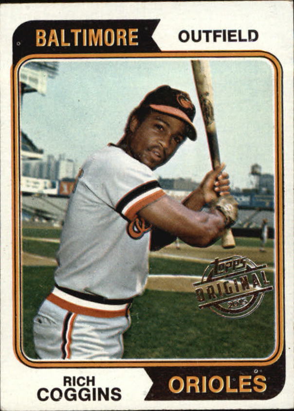 2015 Topps Stamp Buyback - 1974 Topps #353 Rich Coggins