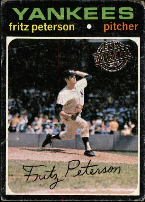 2015 Topps Original Stamp Buyback - 1971 Topps #460 Fritz Peterson