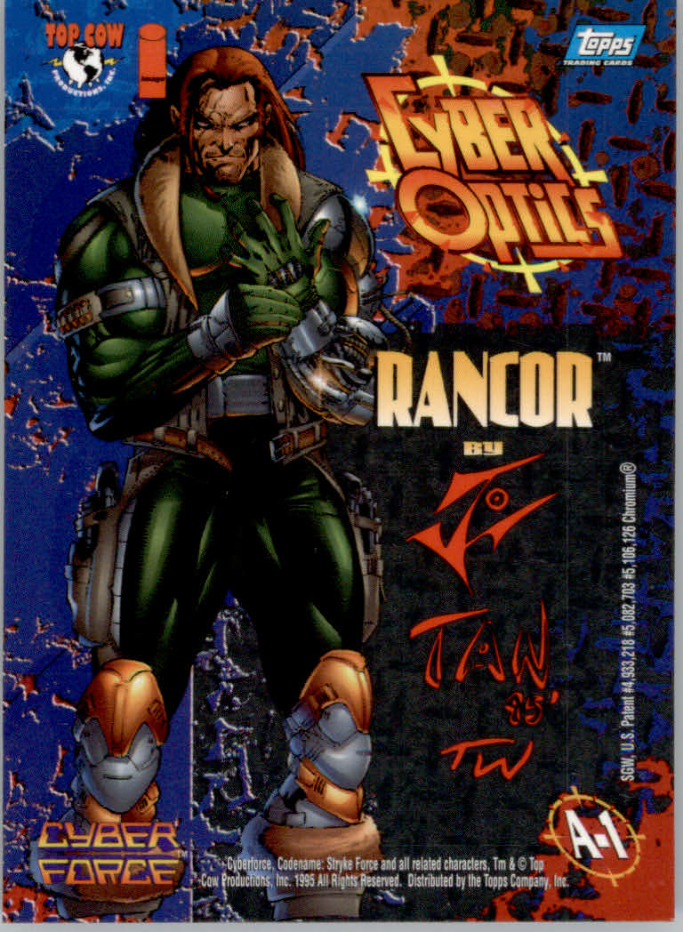 Cyber-Force (1995 Topps) "Insert" Cards - Picture 9 of 21