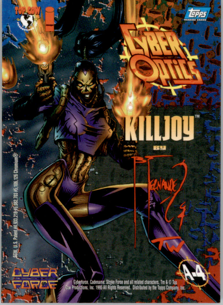 Cyber-Force (1995 Topps) "Insert" Cards - Picture 13 of 21