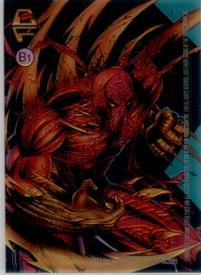 Cyber-Force (1995 Topps) "Insert" Cards - Picture 2 of 21