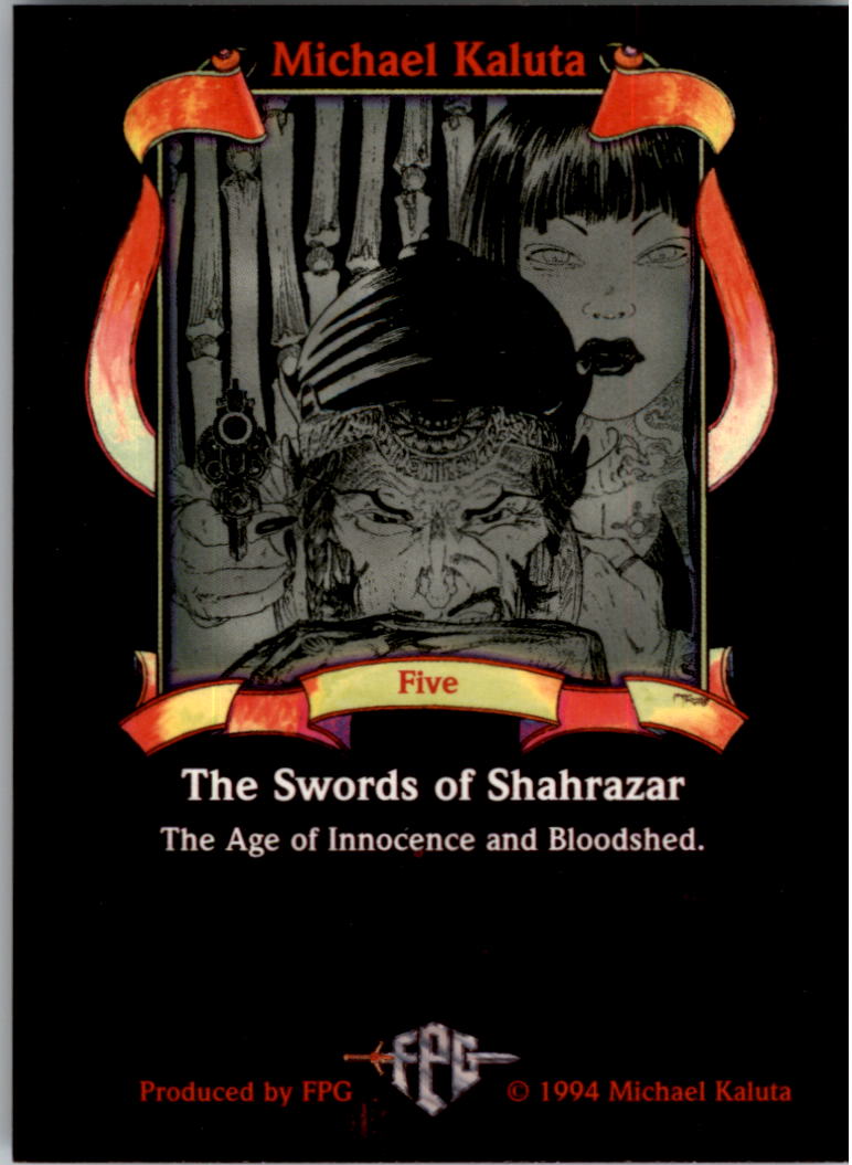 1994 FPG Michael Kaluta #5 The Swords of Shahrazar back image