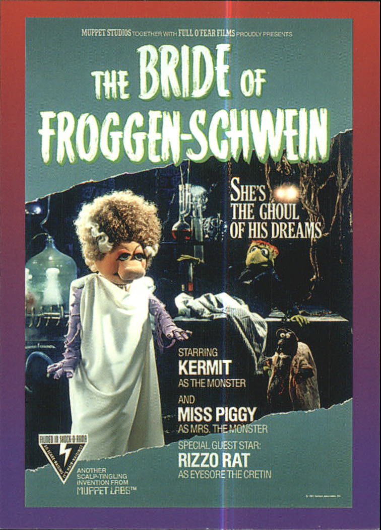 1993 Cardz Jim Henson's Muppet Trading Cards #58 The Bride of 1993 Cardz Jim Henson's Muppet Trading Cards #58 The Bride of