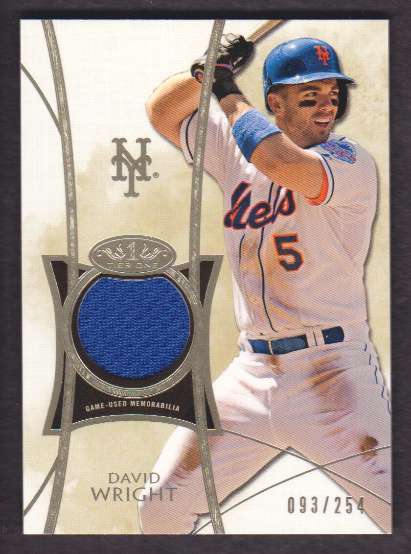 2014 Topps Tier One Relics #TORDWR David Wright/254