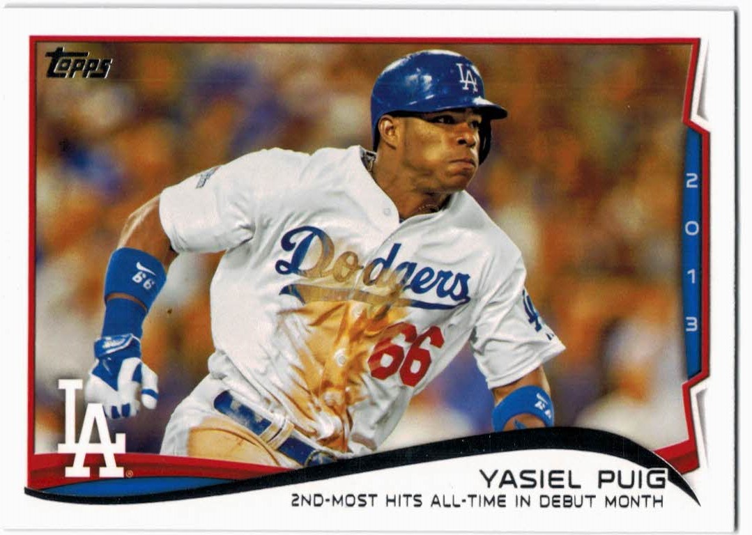  2013 Topps Update #US330 Yasiel Puig Dodgers MLB