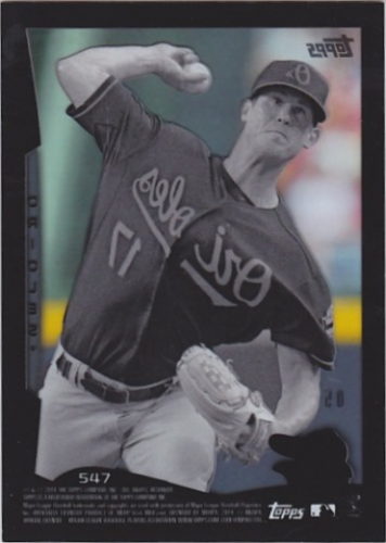 2014 Topps Clear #547 Brian Matusz back image