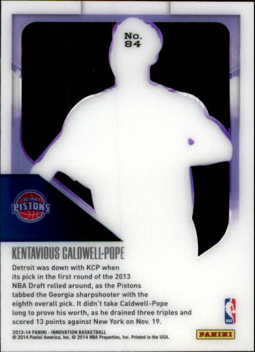 2013-14 Innovation Purple #84 Kentavious Caldwell-Pope back image