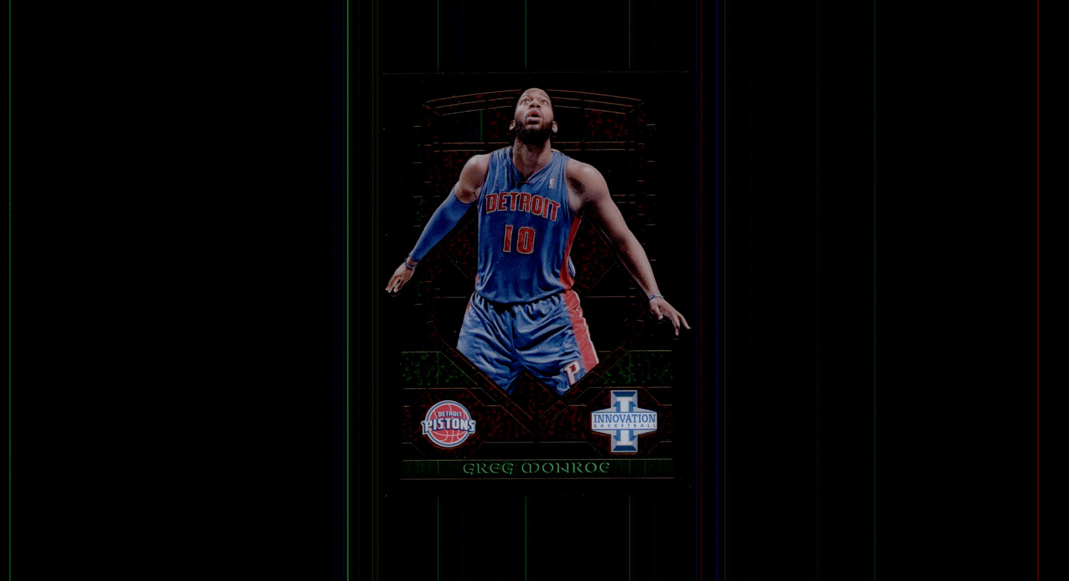 2013-14 Innovation Stained Glass #50 Greg Monroe
