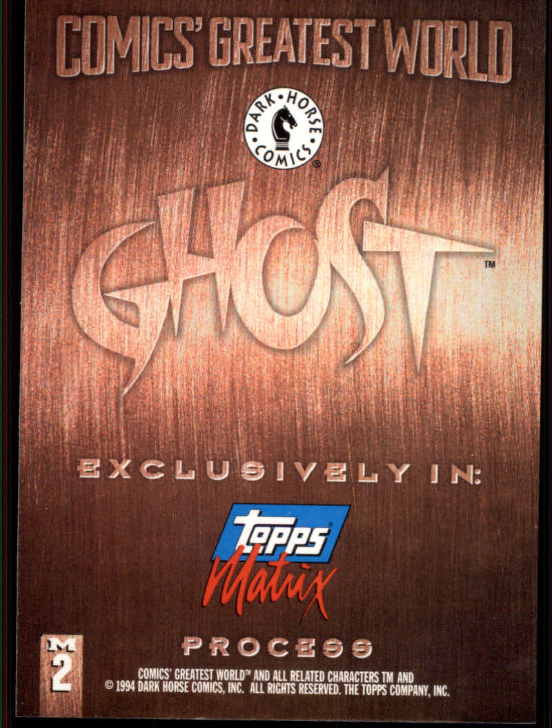 Tarjetas insertables "Matrix" de Comics' Greatest World (1994 Topps) - Imagen 3 de 11