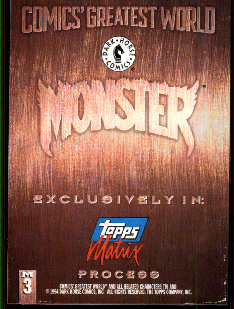 Tarjetas insertables "Matrix" de Comics' Greatest World (1994 Topps) - Imagen 5 de 11