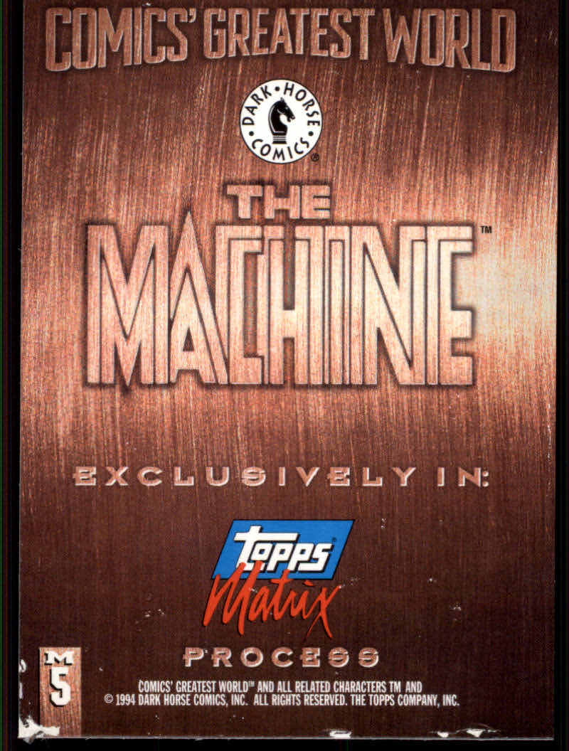 Tarjetas insertables "Matrix" de Comics' Greatest World (1994 Topps) - Imagen 9 de 11